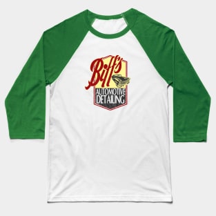 Biff's Auto Detailing - distressed Baseball T-Shirt